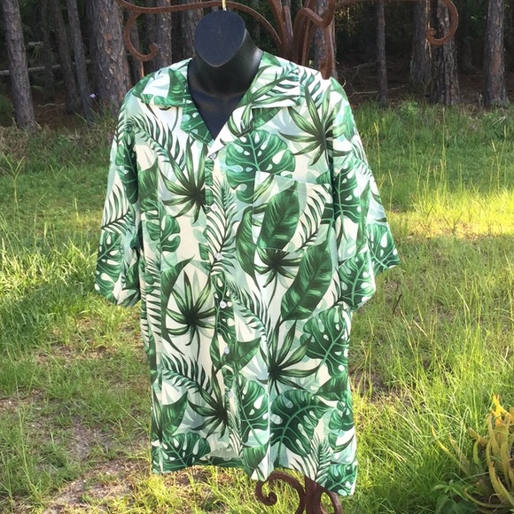 🌴NWOT Mens Unisex Too Fun Hawaiian Style Shirt Size 2XL Wardrobe Must Have 🌴 - Picture 3 of 12